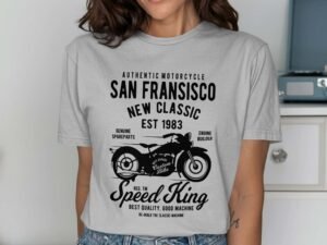 Authentic Motorcycle San Fransisco Classic Bike T-Shirt