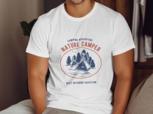 Camping Adventure Nature Camper Best Outdoor Vacation T-Shirt