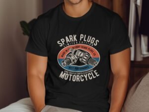 Spark Plugs Detroit Best Performance Motorcycle T-Shirt