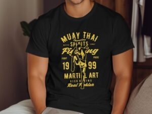 Muay Thai Spirits Fighting Martial Art Kick Boxing T-Shirt