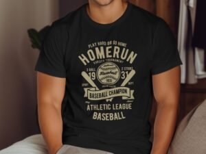 Homerun Varsity Tournament Baseball Champion T-Shirt