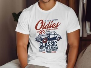 Oldies Automotive Legends Classic Custom Garage T-Shirt