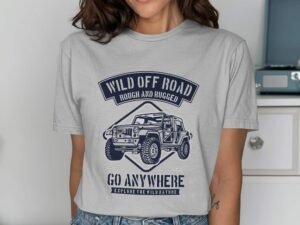 Wild Off Road Go Anywhere 4 X 4 Graphic Novelty T-Shirt