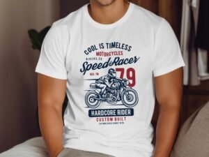 Speed Racer 79 Cool is Timeless Motorcycles T-Shirt