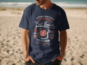 Legendary Super Power Full Speed Motorcycle T-Shirt