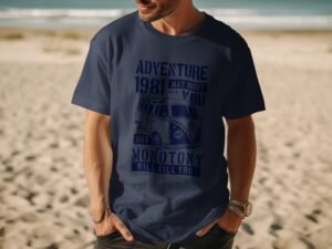 Adventure 1981 May Hurt You Camper Van Graphic T-Shirt