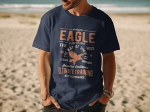 Authentic Eagle Ultimate Training Design Graphic T-Shirt