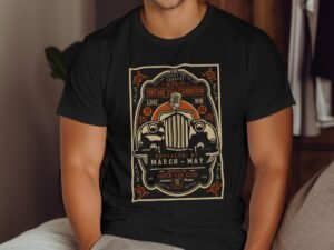 The Classic Car Contest Vintage Exhibition Design T-Shirt