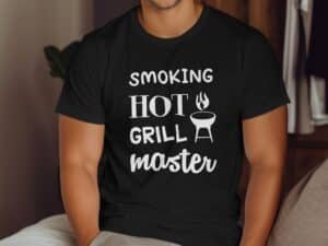 Smoking Hot Grill Master BBQ Smoker and Grilling T-Shirt