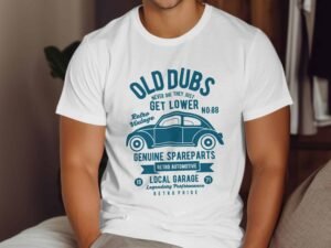 Old Dubs Never Die Automotive Retro Vintage T-Shirt
