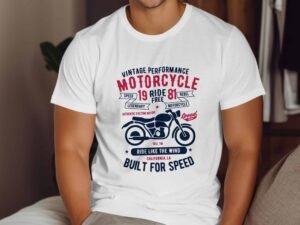 Vintage Motorcycle Performance Ride For Speed Graphic T-Shirt