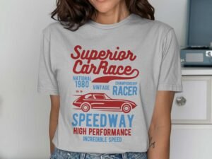 Superior Car Race Speedway High Performance Racer T-Shirt