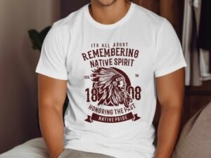 Its All About Remembering Native Spirit Design T-Shirt