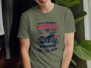 Vintage Performance Motorcycle Ride Like Wind T-Shirt